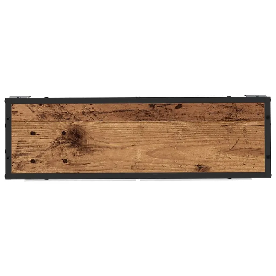 Étagère Murale avec étagère Bois ancien 65 x 20 x 60 cm - 9