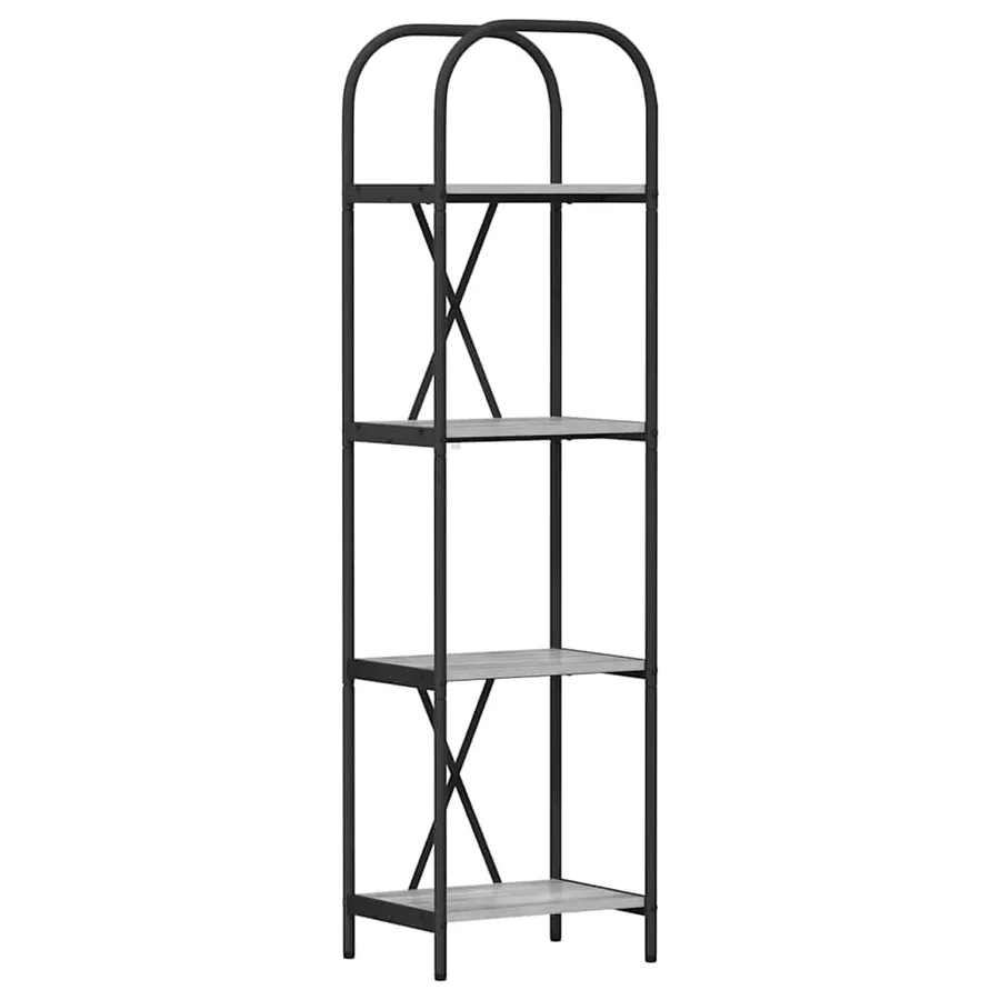 Étagère Gris Sonoma 40 x 30 x 146 cm Bois d'ingénierie - 2