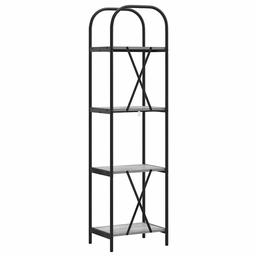 Étagère Gris Sonoma 40 x 30 x 146 cm Bois d'ingénierie - 7