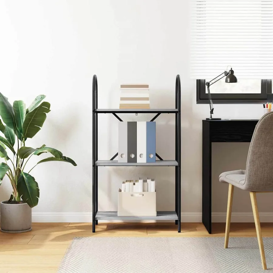 Étagère Gris Sonoma 60 x 30 x 109 cm Bois d'ingénierie - 4