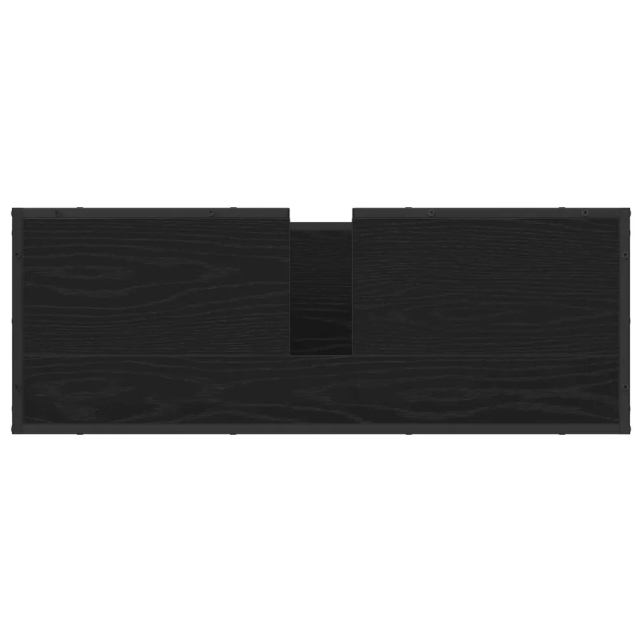 Ensemble de mobilier de salle de bain 2 pcs Chêne noir - 8