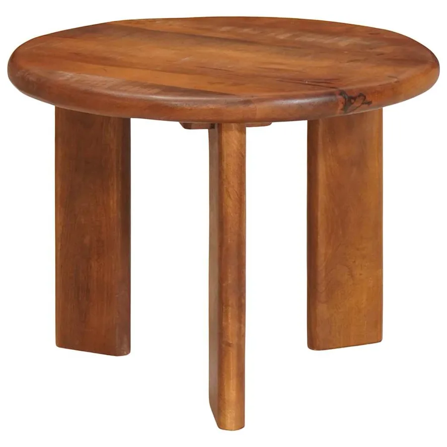 Tables basses gigognes 3 pcs Marron miel Bois de mangue massif - 5