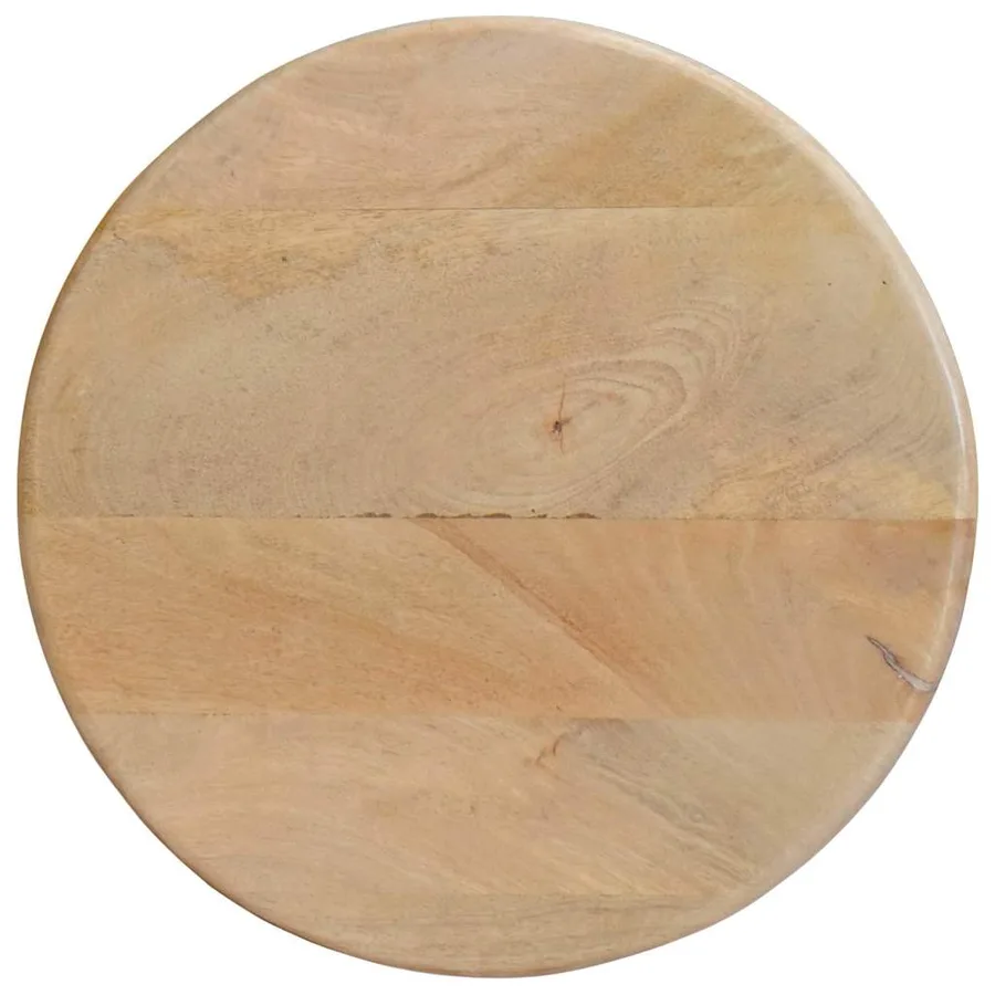 Tables basses gigognes 3 pcs Noir Bois de mangue massif - 6