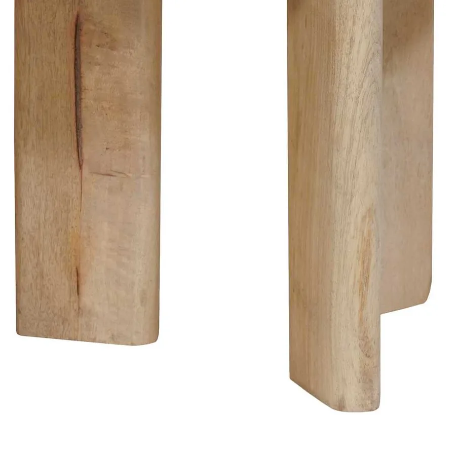 Tables basses gigognes 3 pcs Noir Bois de mangue massif - 8