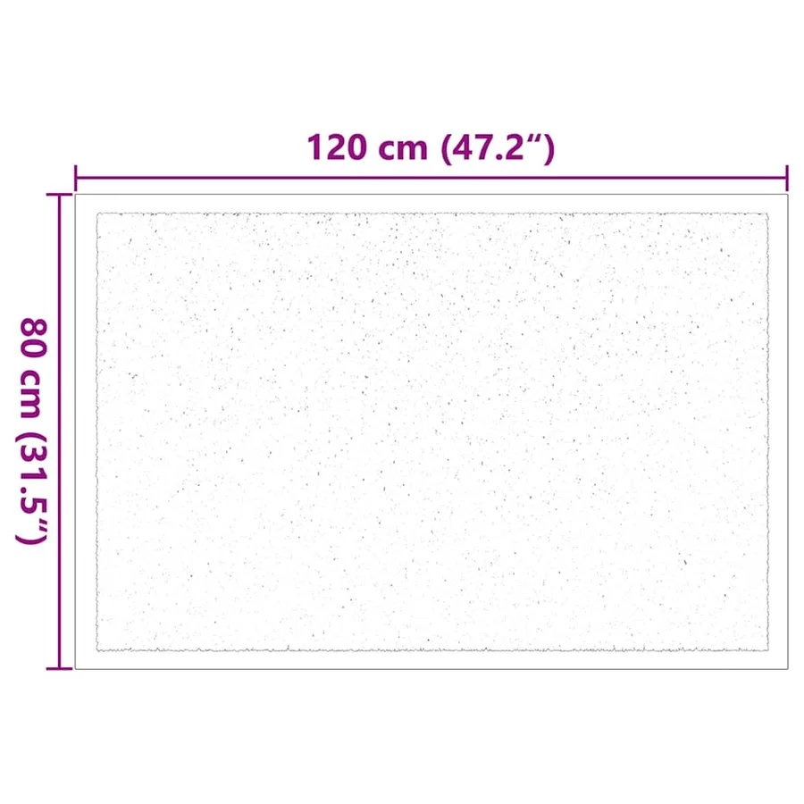 Tapis de porte Anthracite 60 x 40 x 1.2 cm Tissu en teddy - 7