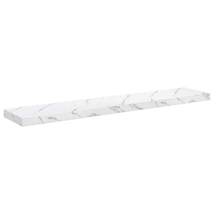 Étagère Murale 2 pcs Marbre blanc 120 x 23,5 x 4 cm - 6