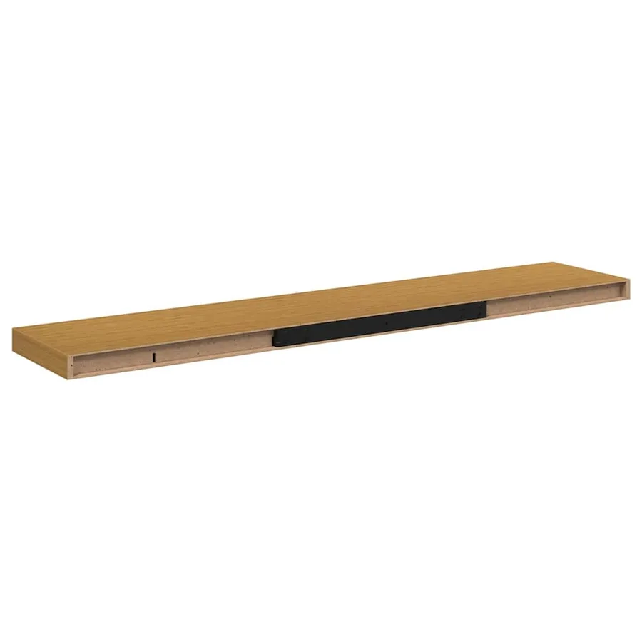 Étagère Murale 2 pcs Beige 120 x 23,5 x 4 cm Bois d'ingénierie - 9