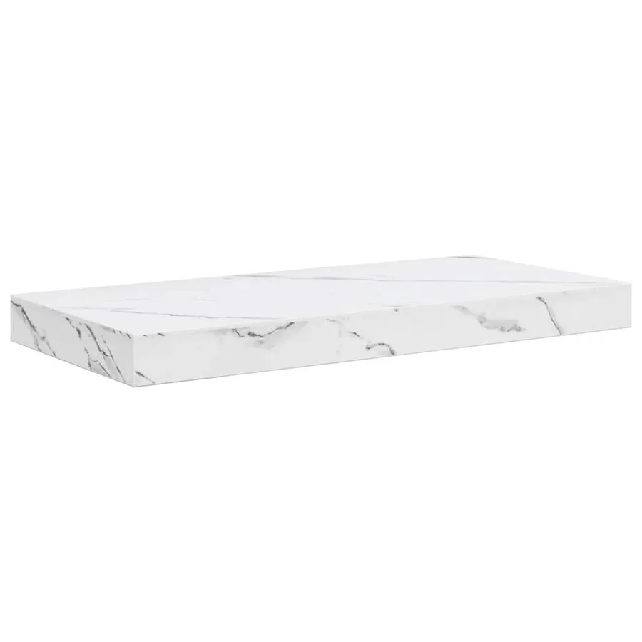 Étagère Murale 4 pcs Marbre blanc 50 x 23,5 x 4 cm - 6