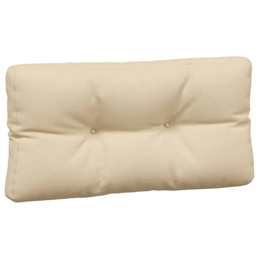 Coussins de palette 5 pcs beige tissu - 5