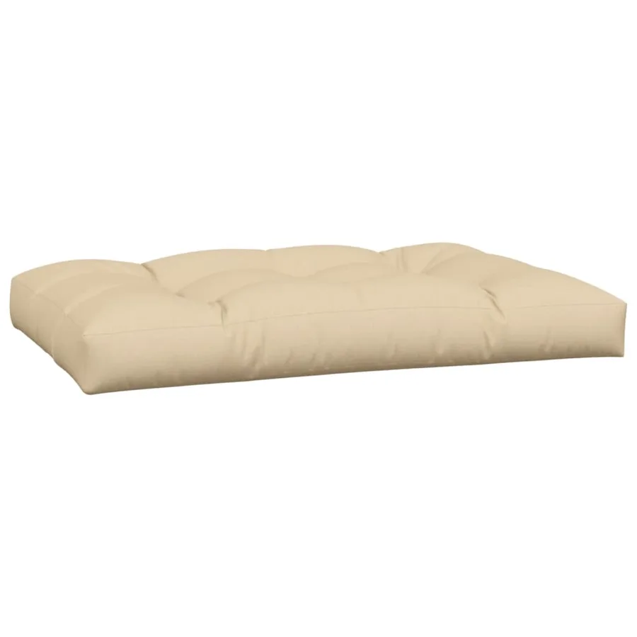 Coussins de palette 5 pcs beige tissu - 6