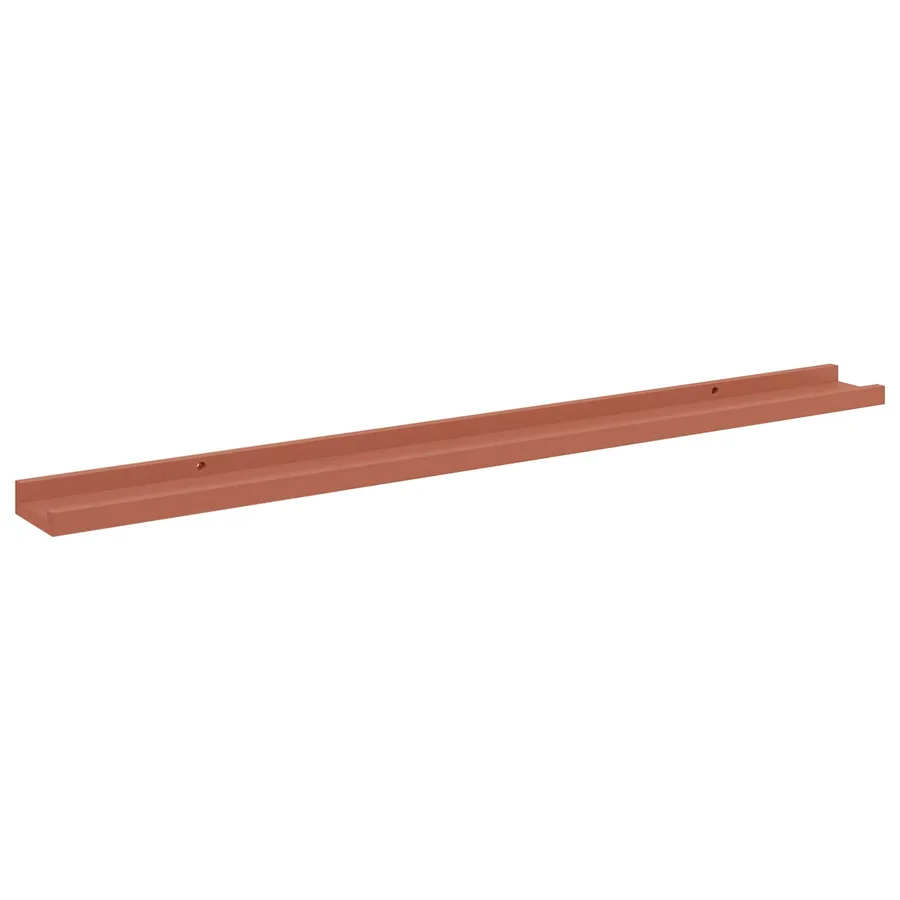 Étagère Murale Montage mural 4 pcs Rouge 100 x 9 x 3 cm - 6