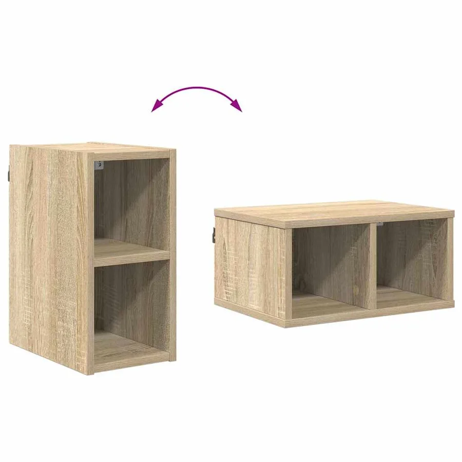 Armoire suspendue avec stockage Chêne Sonoma 20 x 29,5 x 40 cm - 8