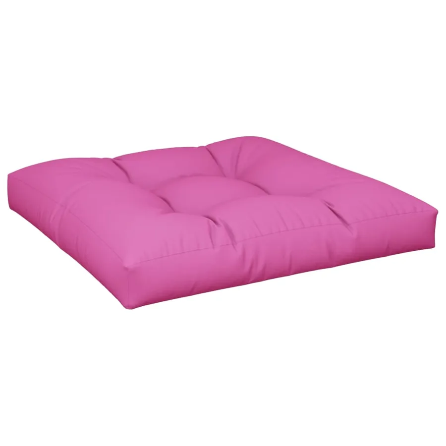 Coussins de palette lot de 2 rose tissu - 5