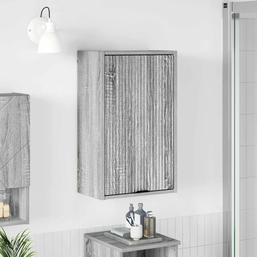 Cabinet de salle de bain Gris Sonoma 39 x 23,5 x 65 cm