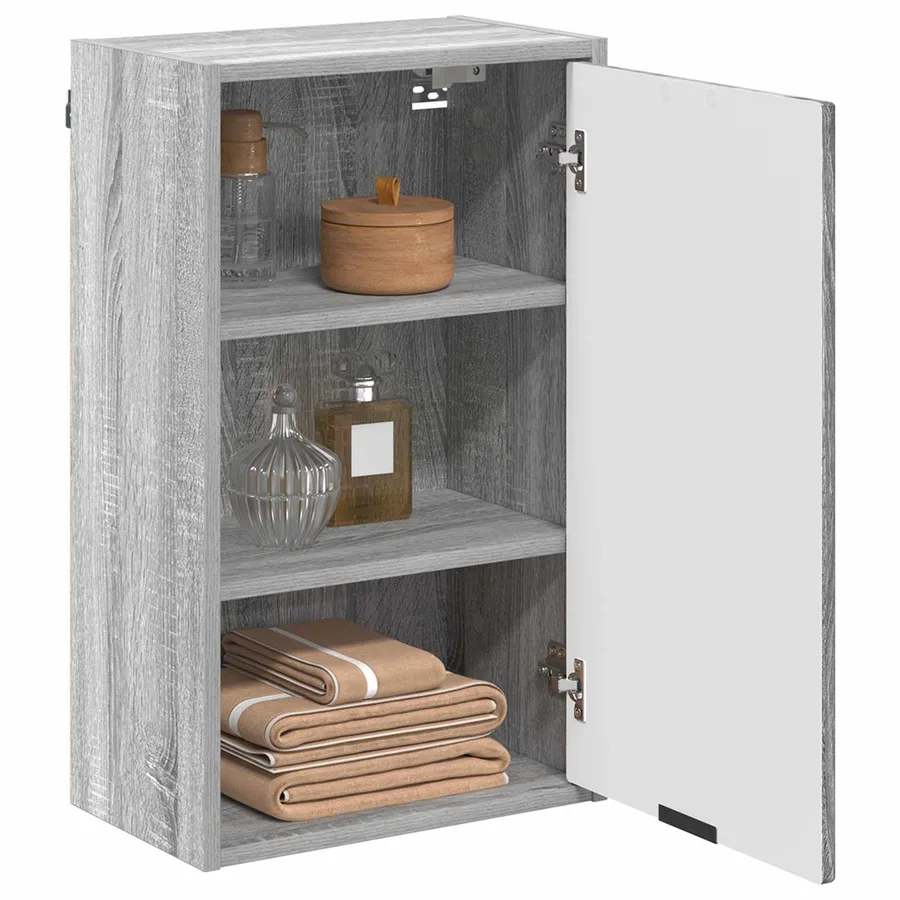 Cabinet de salle de bain Gris Sonoma 39 x 23,5 x 65 cm - 3