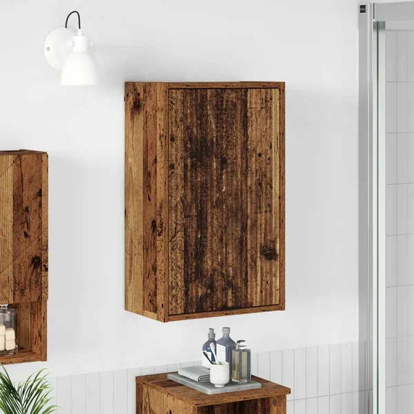 Cabinet de salle de bain Bois Ancien 39 x 23,5 x 65 cm