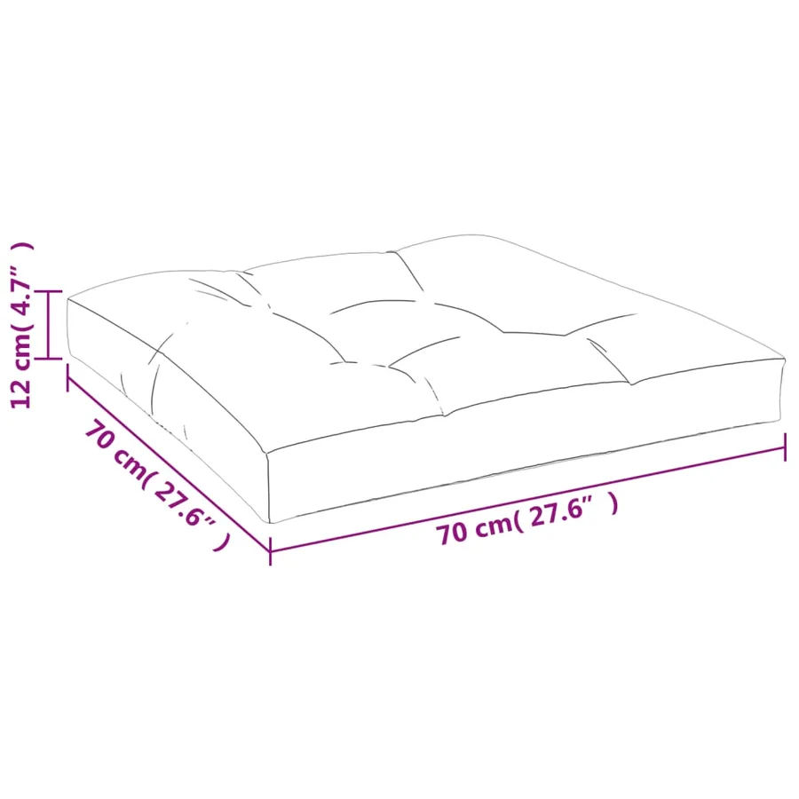 Coussins de palette lot de 2 vert vif tissu - 10