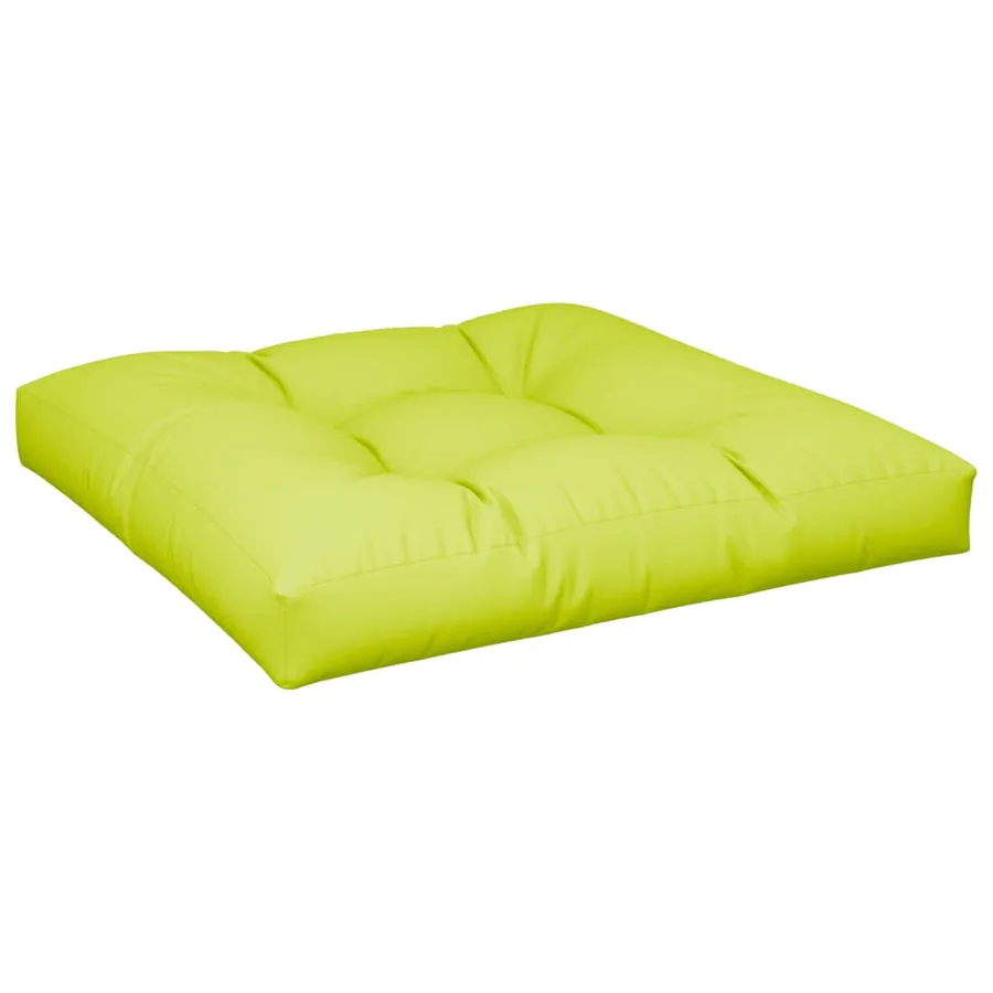 Coussins de palette lot de 2 vert vif tissu - 5