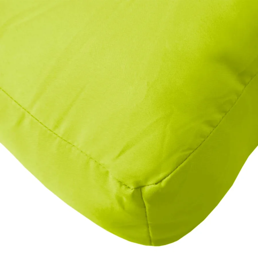Coussins de palette lot de 2 vert vif tissu - 7