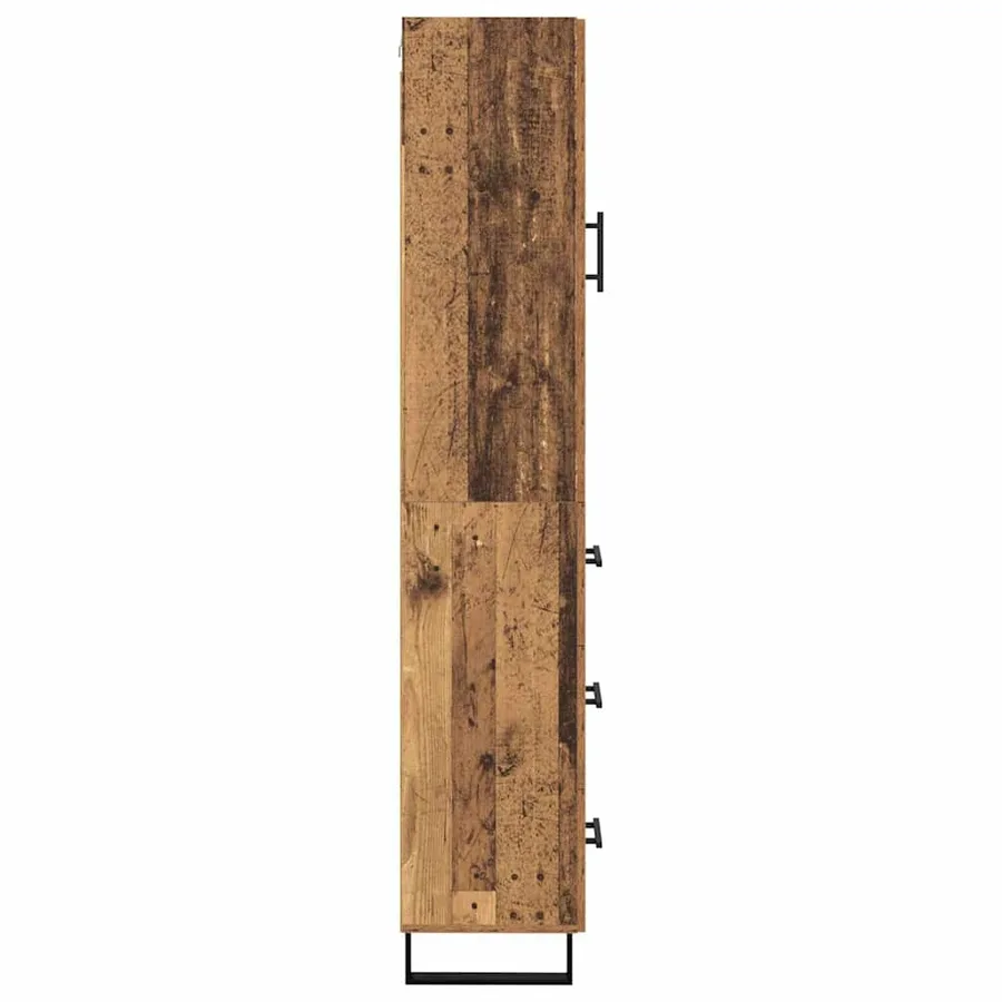 Haut Armoire Bois Ancien 34,5 x 34 x 180 cm Bois d'ingénierie - 9