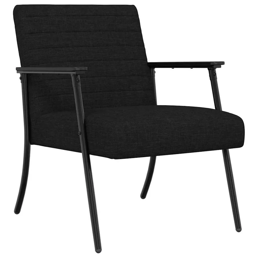 fauteuil Noir 59 x 75 x 78 cm tissu - 2