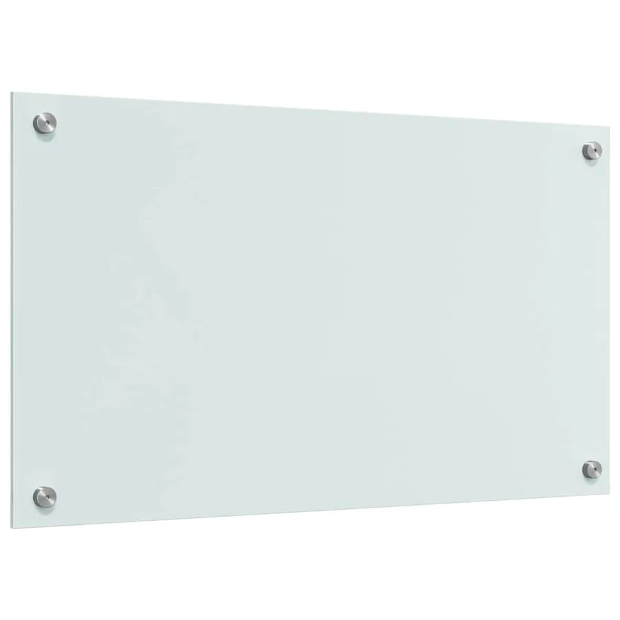 Crédence de cuisine 2 pcs Blanc 70 x 40 cm verre trempé - 6