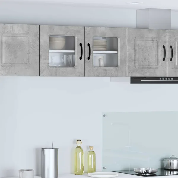 Panneau de lave-vaisselle Kalmar Gris béton 80 x 31 x 40 cm