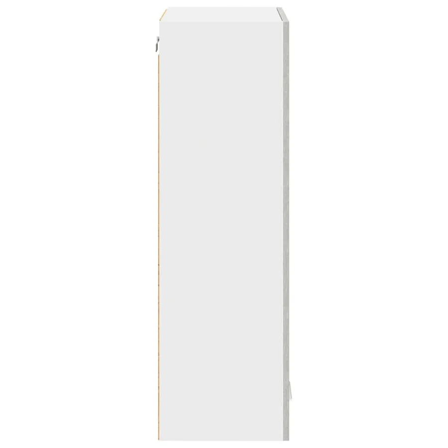 Armoire suspendue Gris béton 60 x 31 x 100 cm Bois d'ingénierie - 7