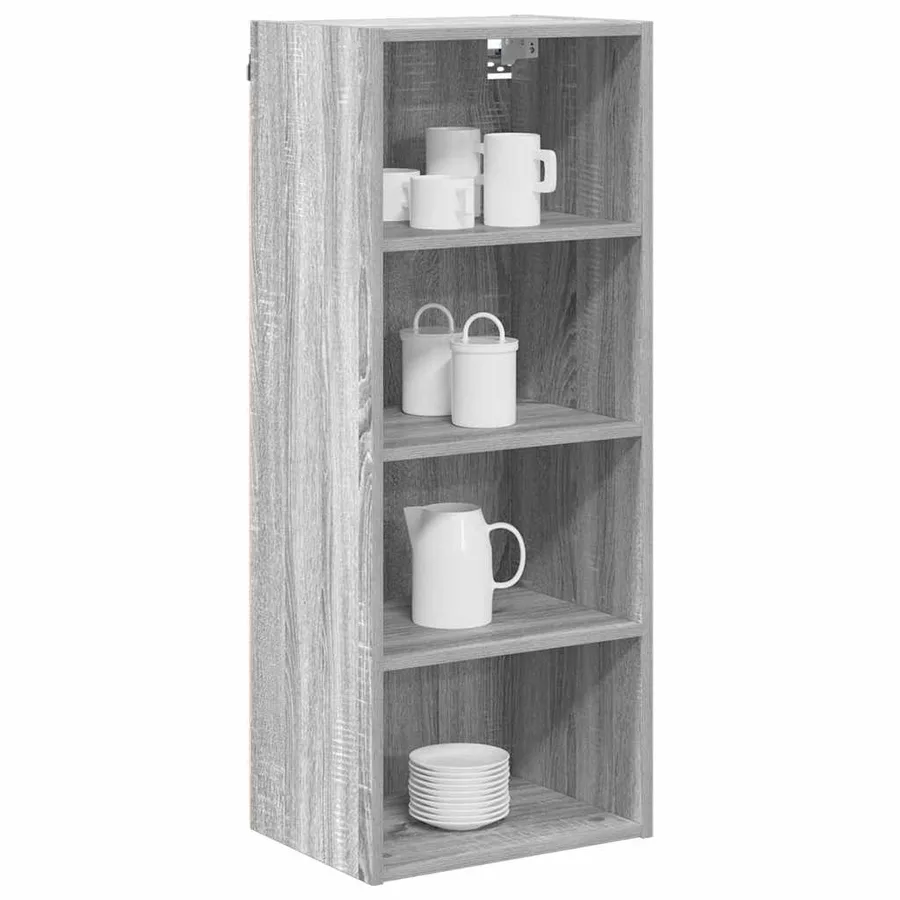 Armoire suspendue avec stockage Gris Sonoma 40 x 29,5 x 100 cm - 3