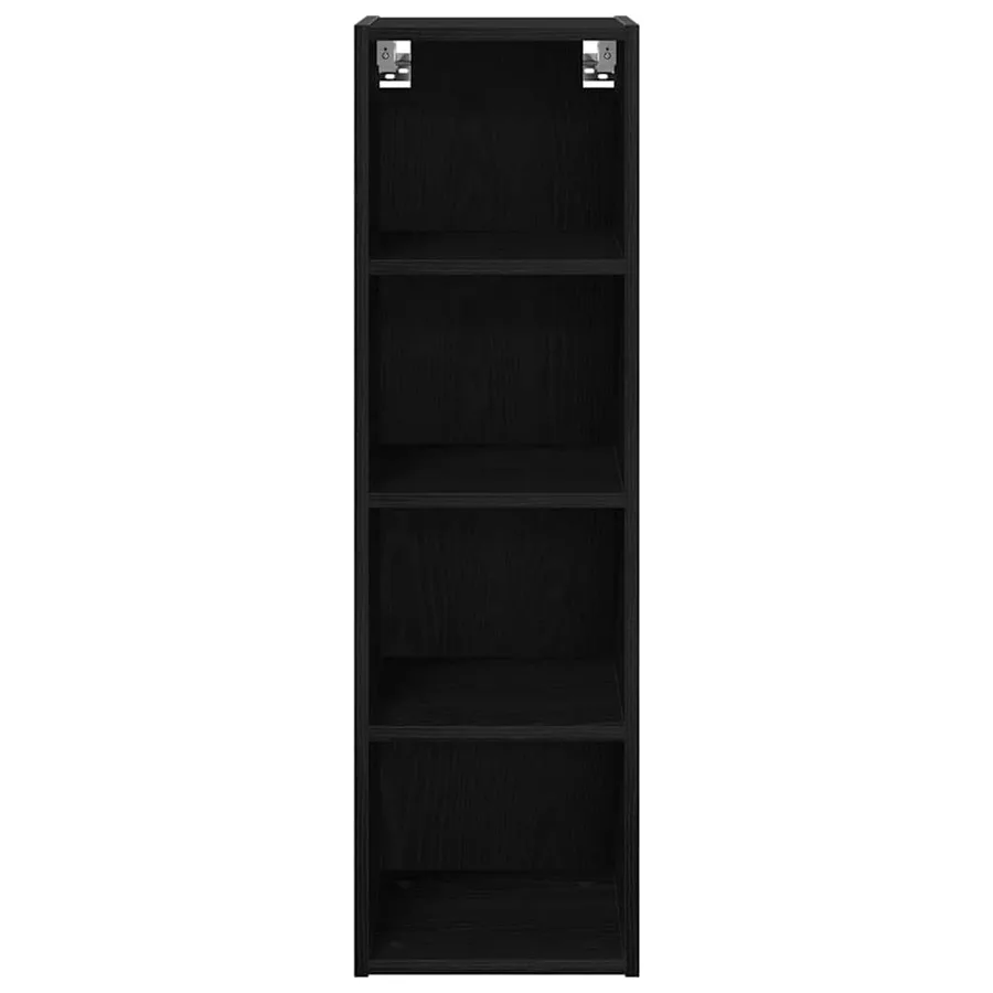 Armoire suspendue avec stockage Chêne noir 30 x 29,5 x 100 cm - 5