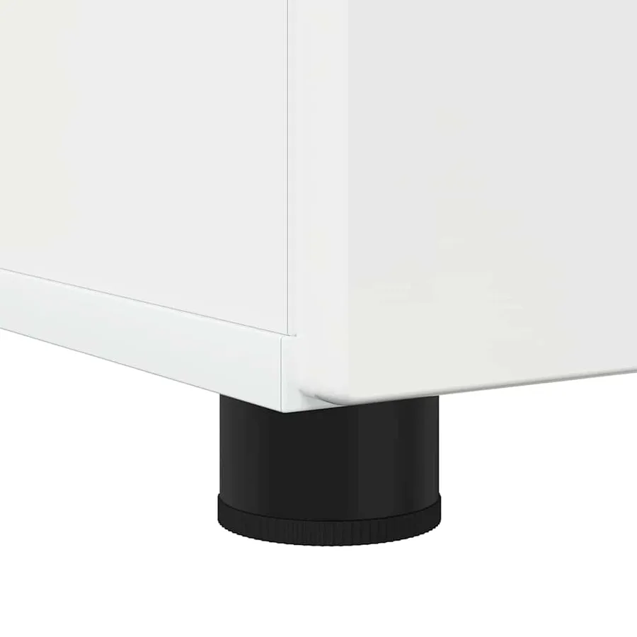 Ensemble de mobilier de salle de bain 3 pcs Blanc brillant - 9