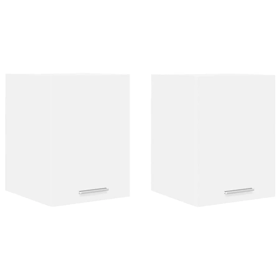 Armoire suspendue 2 pcs Blanc 30 x 31 x 40 cm Bois d'ingénierie - 2