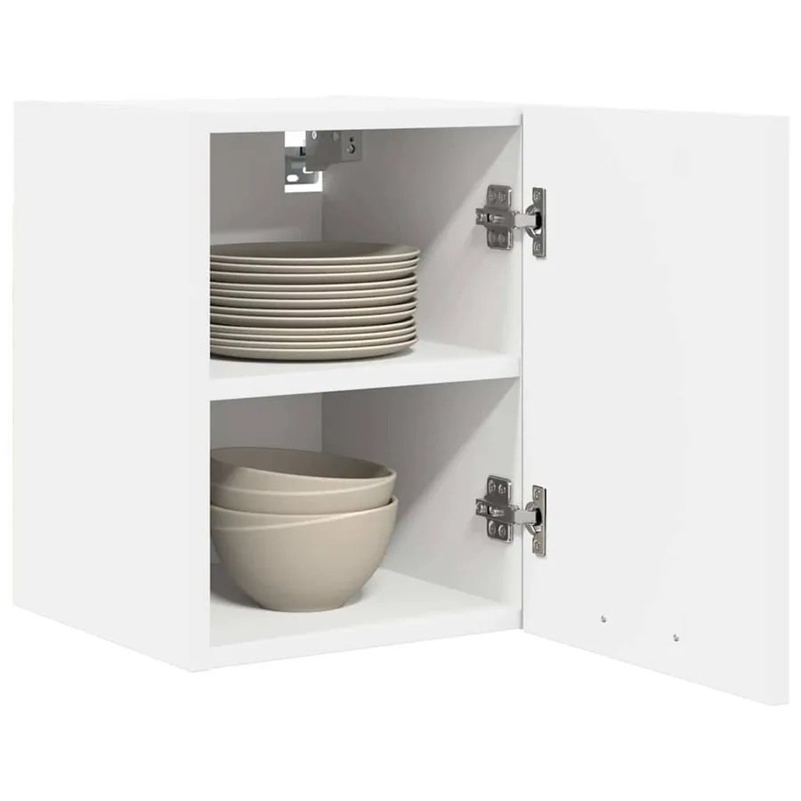 Armoire suspendue 2 pcs Blanc 30 x 31 x 40 cm Bois d'ingénierie - 3