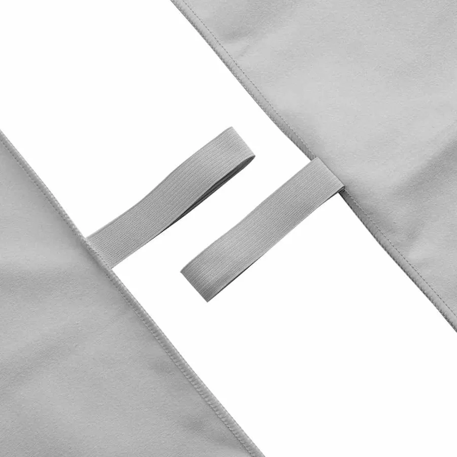 Serviettes de sport 2 pcs Gris 200 x 100 cm - 5