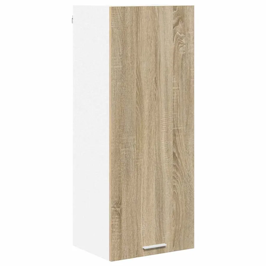 Armoire suspendue avec stockage Chêne Sonoma 40 x 31 x 100 cm - 2