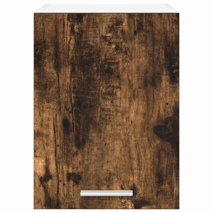Armoire suspendue Chêne fumé et Blanc 30 x 31 x 40 cm - 6