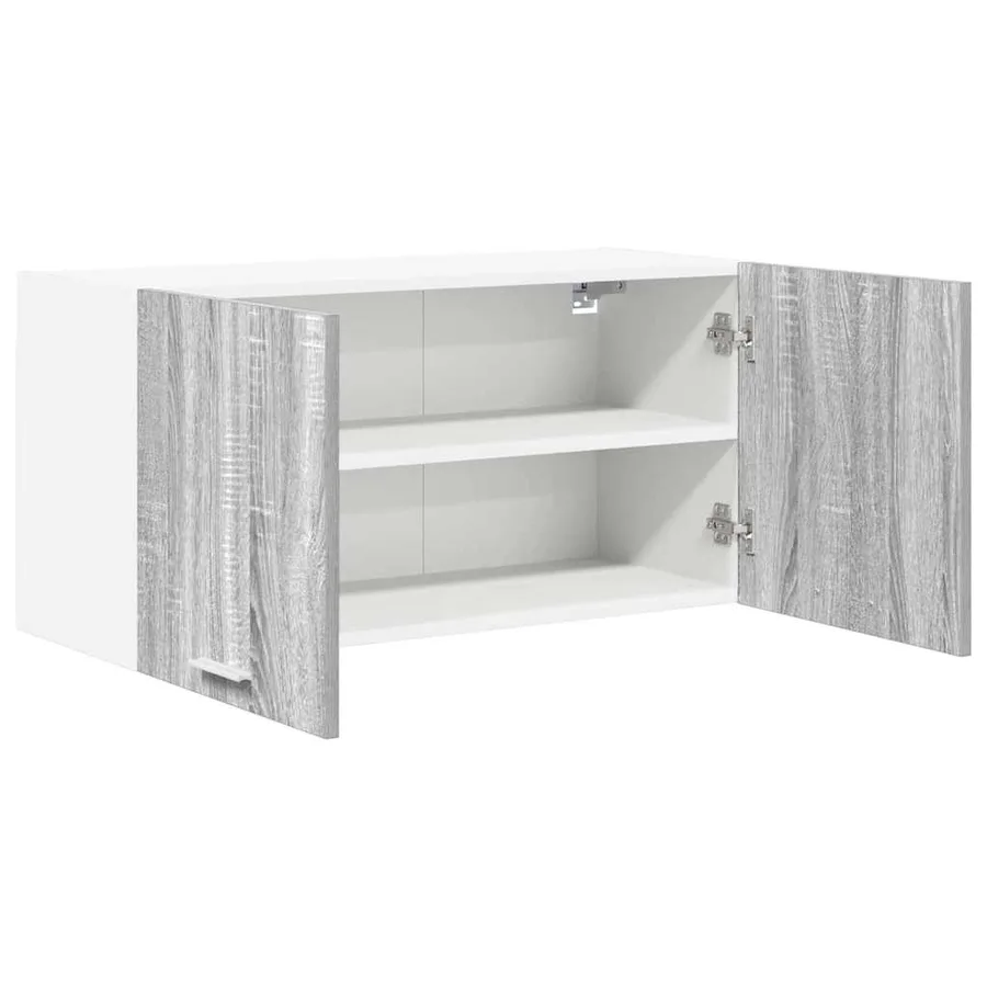 Armoire suspendue Gris Sonoma 80 x 31 x 40 cm Bois d'ingénierie - 5
