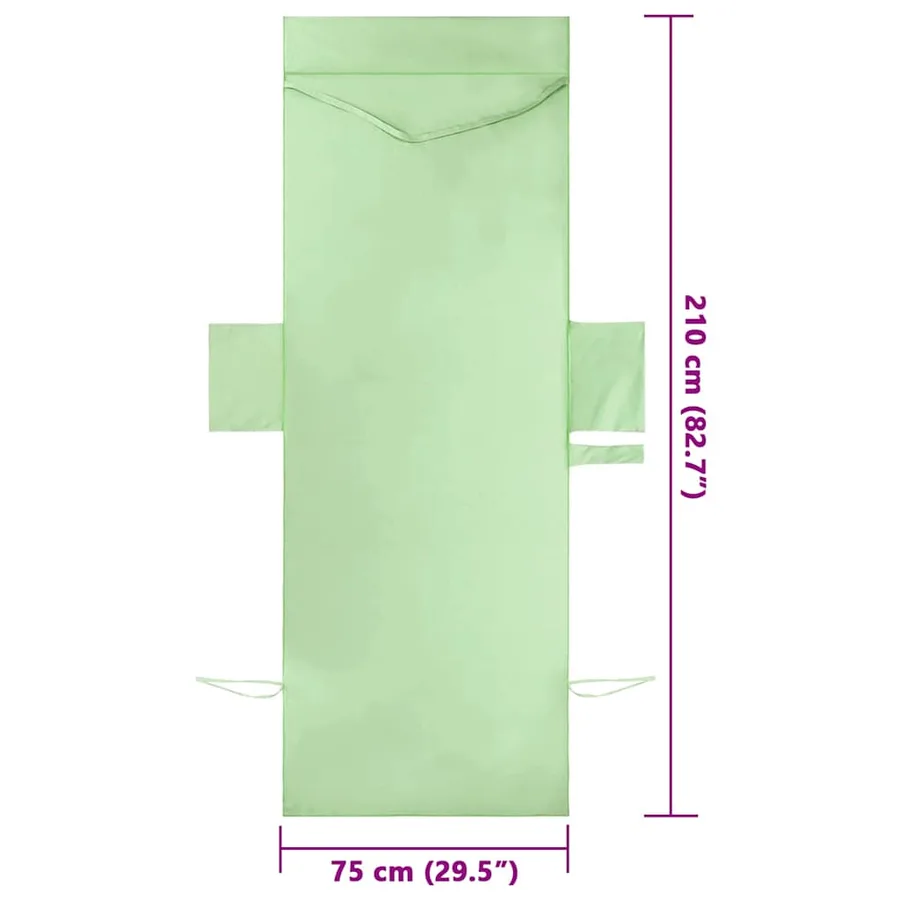 Serviettes de Transat 2 pcs Vert 210 x 75 cm - 10