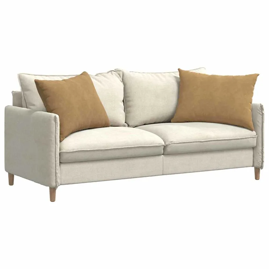 Coussins de canapé 2 pcs Marron 70 x 50 cm - 3