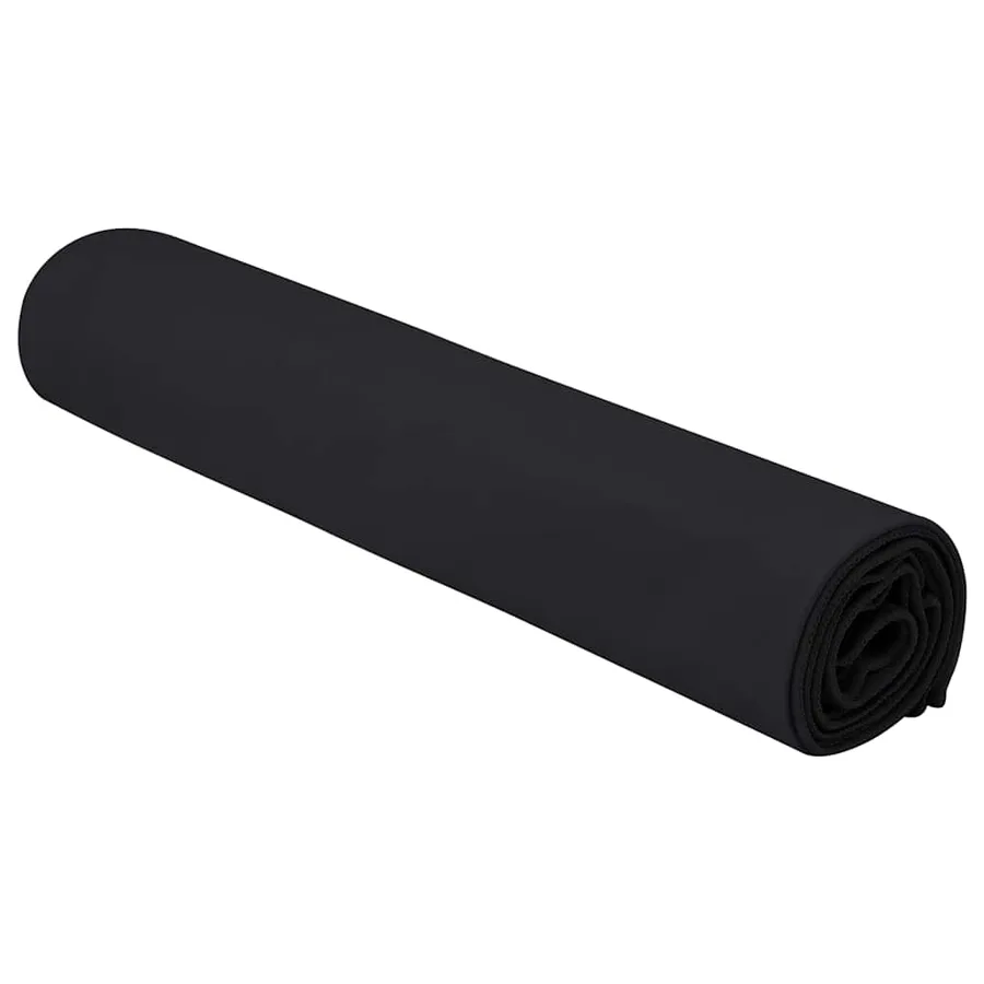 Serviettes de sport 2 pcs Noir 140 x 70 cm - 2