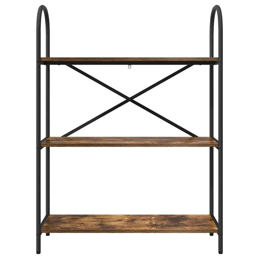 Étagère Chêne fumé 80 x 30 x 109 cm Bois d'ingénierie - 5
