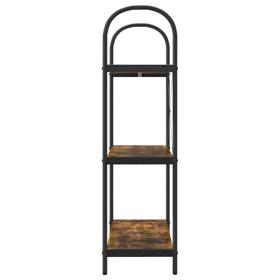 Étagère Chêne fumé 80 x 30 x 109 cm Bois d'ingénierie - 6