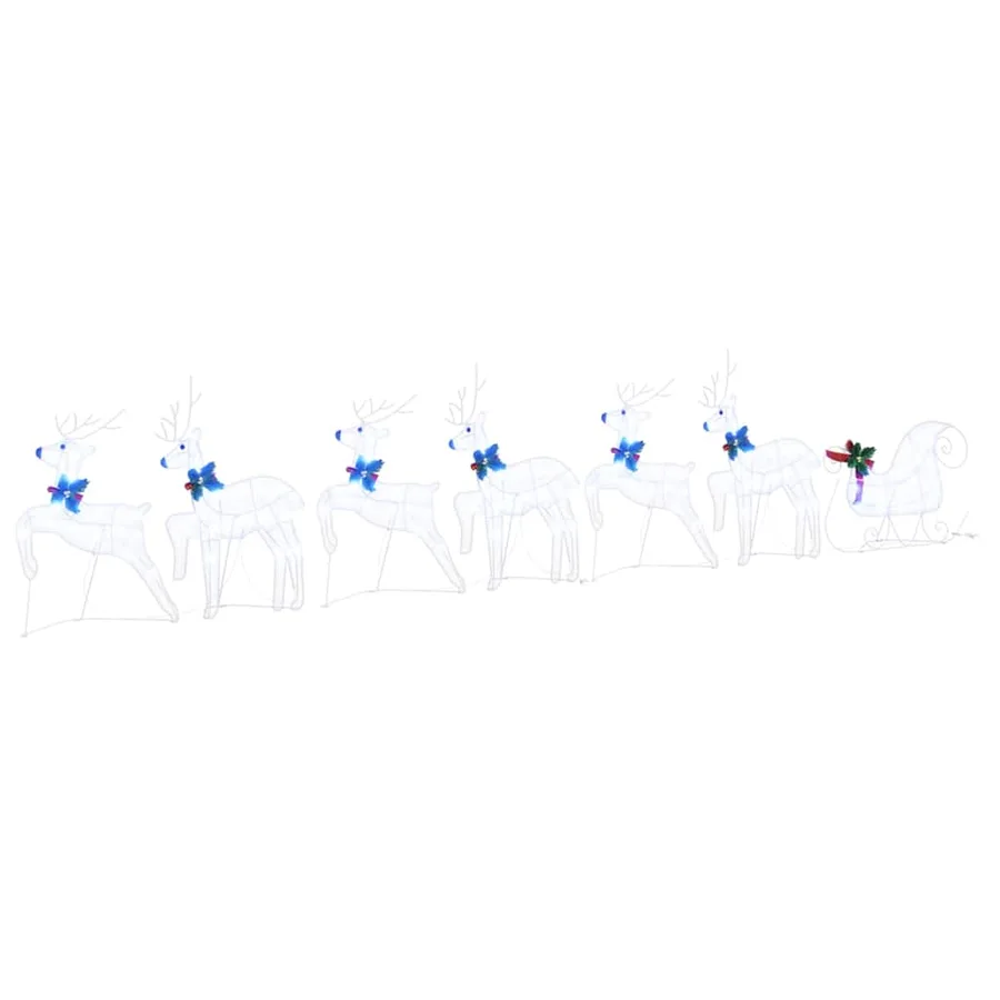 Rennes LED 7 pcs Blanc tissu - 2
