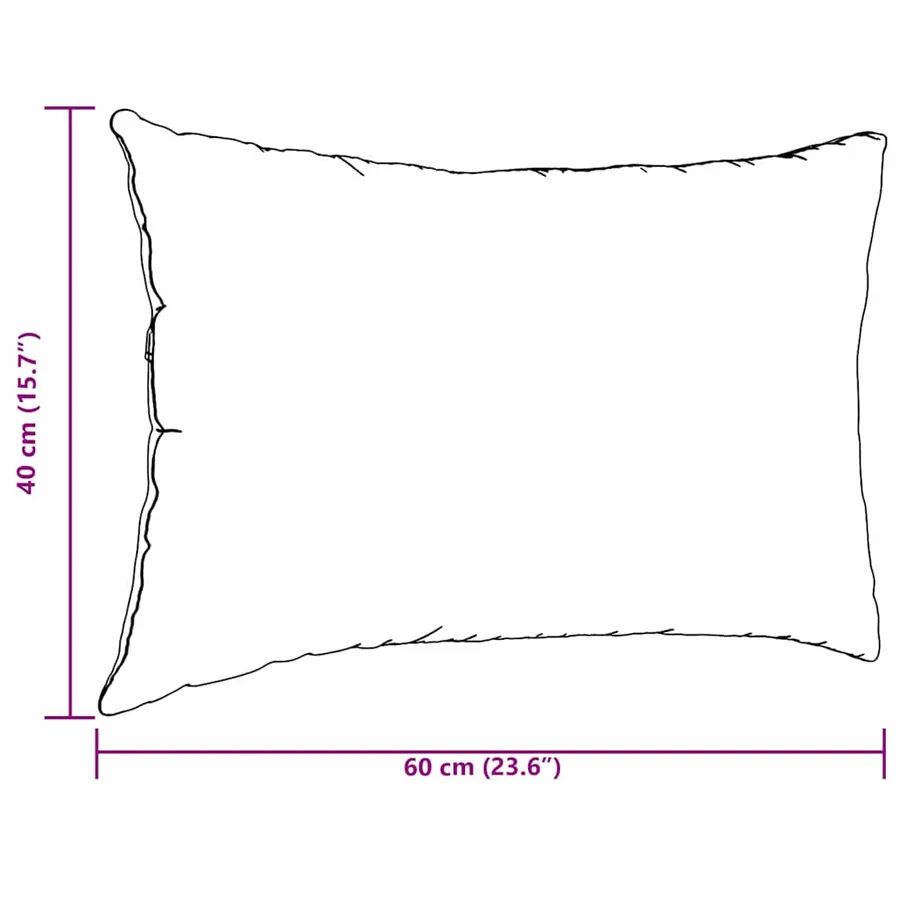 Coussins de canapé 2 pcs Vert Mer 60 x 40 cm - 9