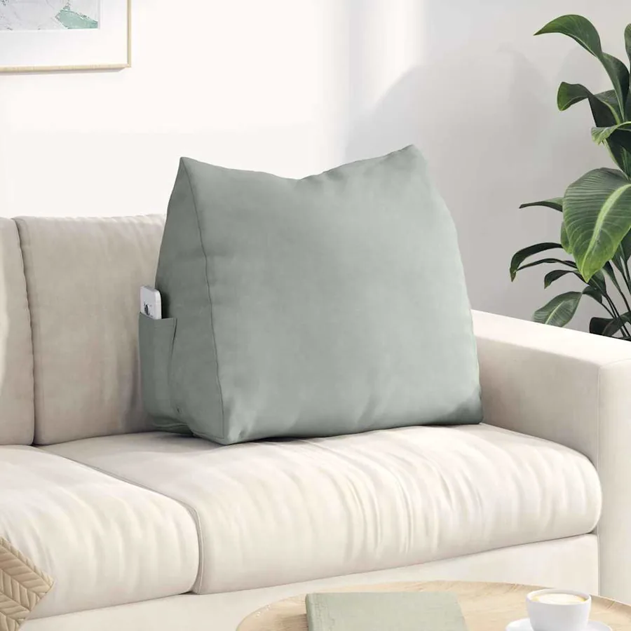 Coussin de Dos Gris clair 60 x 20 x 50 cm