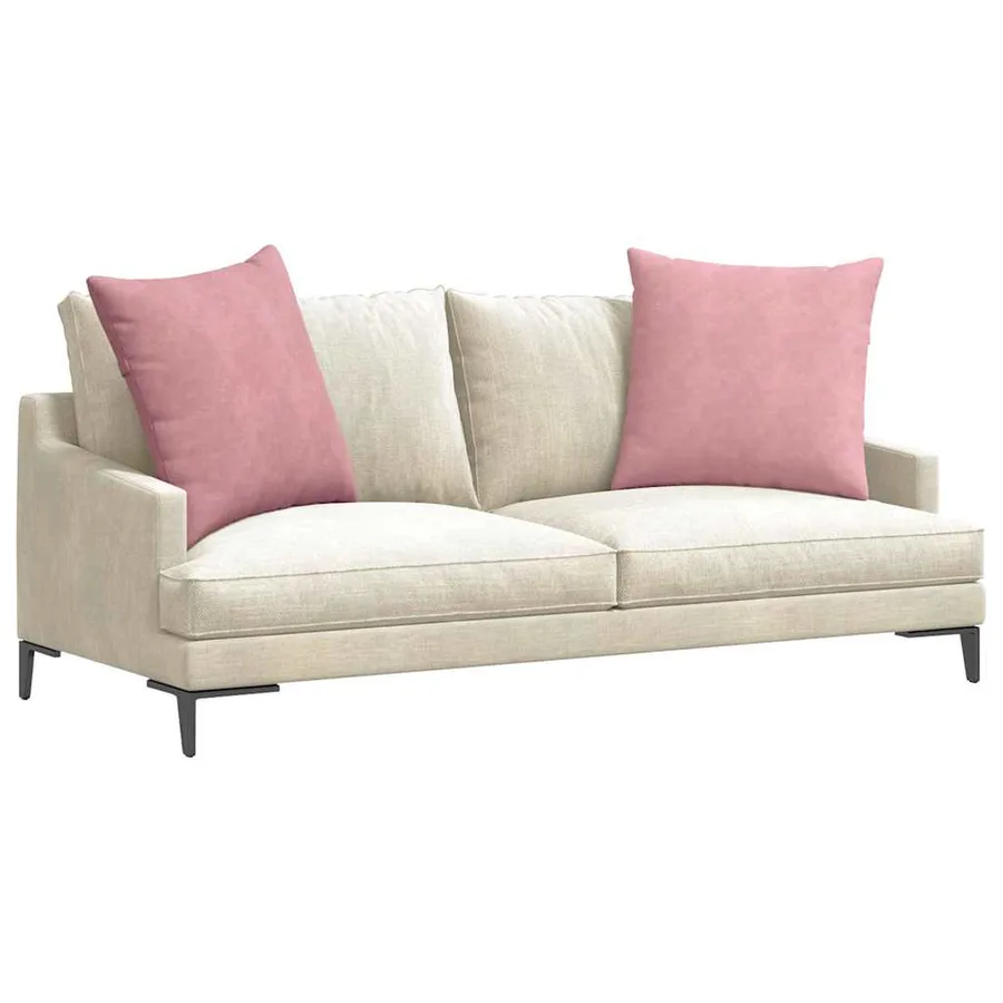 Coussins de canapé 2 pcs Rose 60 x 60 cm - 3