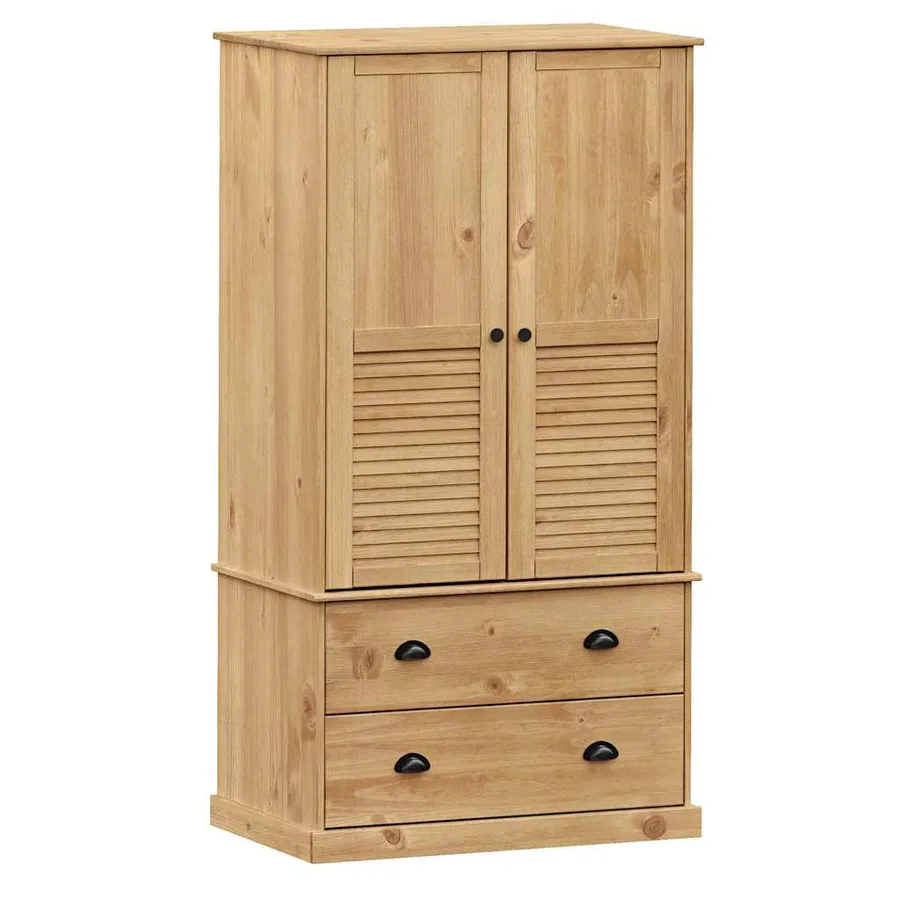 Garde-robe VIGO 90x55x170 cm bois massif de pin - 2
