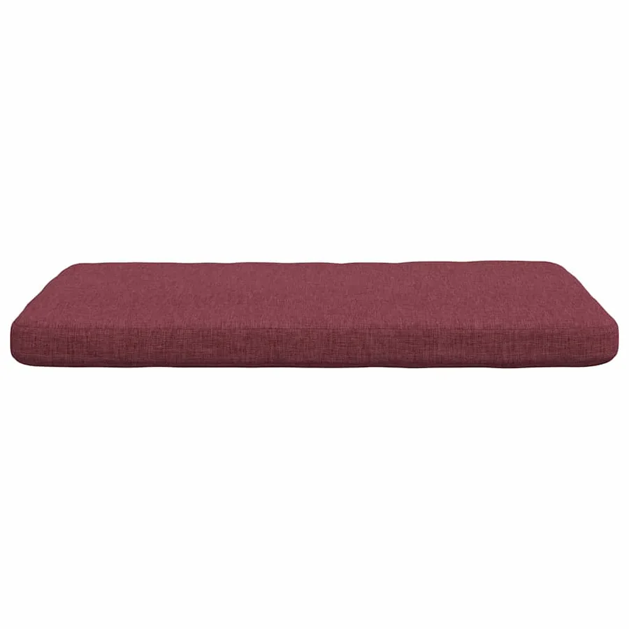Coussins de siège 4 pcs Bordeaux 40 x 40 x 3 cm tissu - 6