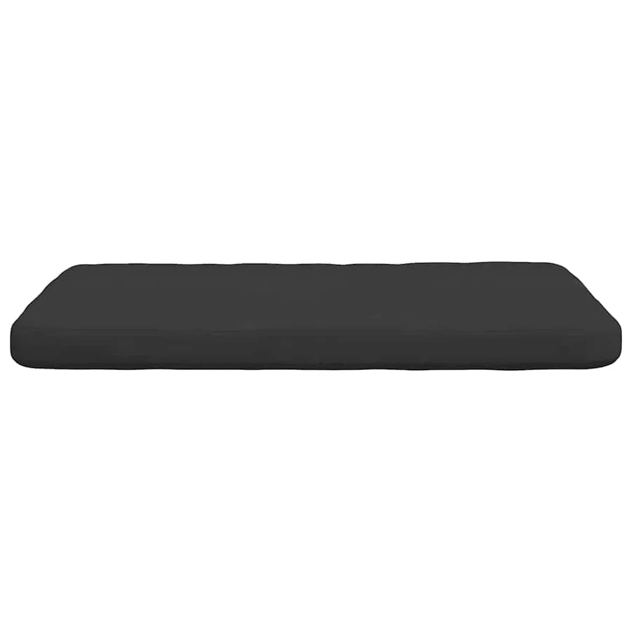 Coussins de siège 4 pcs Noir 40 x 40 x 3 cm Tissu en microfibre - 6