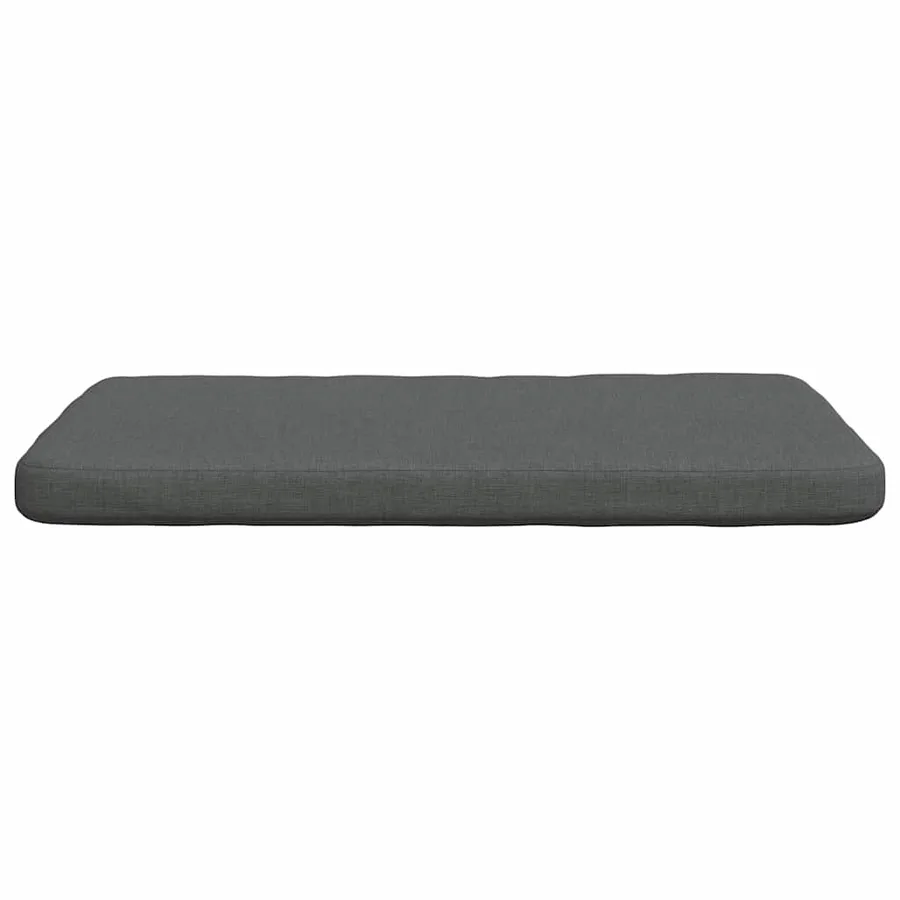 Coussins de siège 4 pcs Gris foncé 40 x 40 x 3 cm tissu - 6